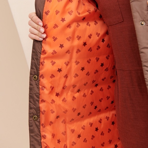 NWOT Anna Sui Pop-Pourri Posies Puffer Coat S Z150-7 - Picture 5 of 7